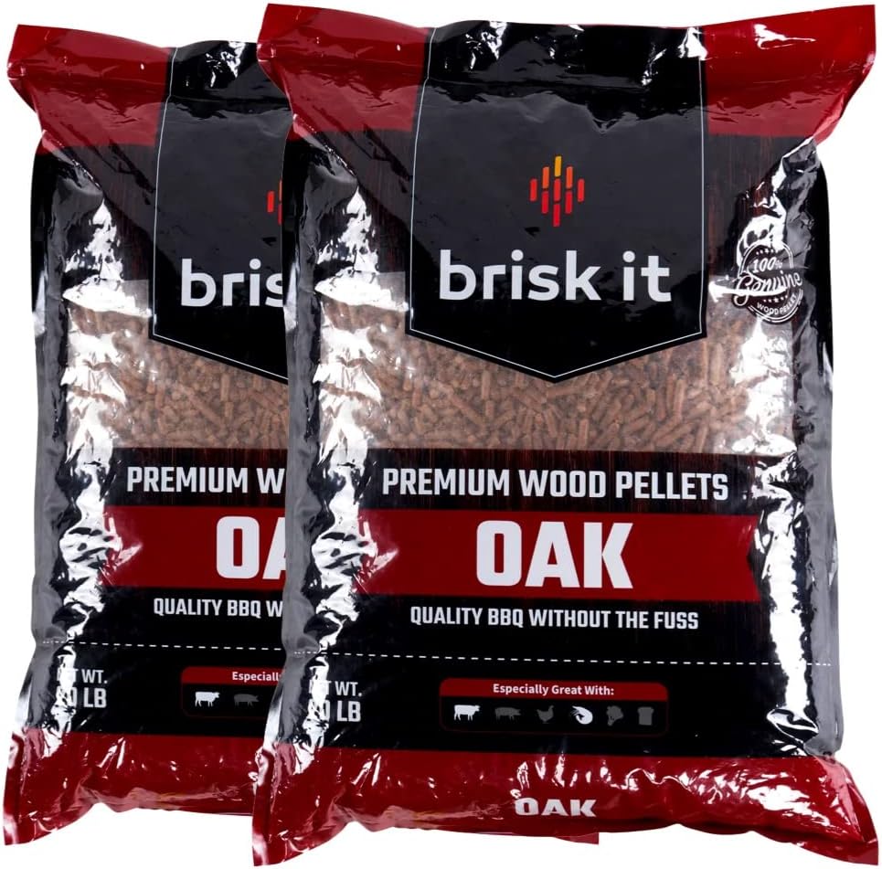 Lumber Jack 40 Pound 100 Oak BBQ Pellets Outdoor