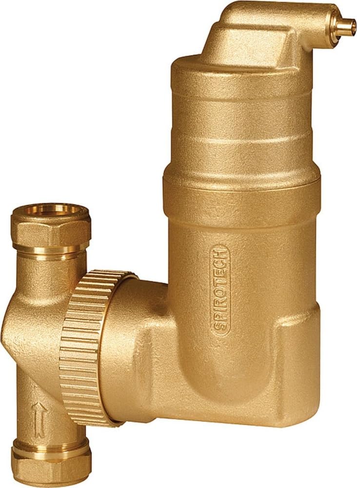 SpiroVent RV2 Klemmring Mikroluftblasenabscheider Entlüfter Luft Abscheider UA028W