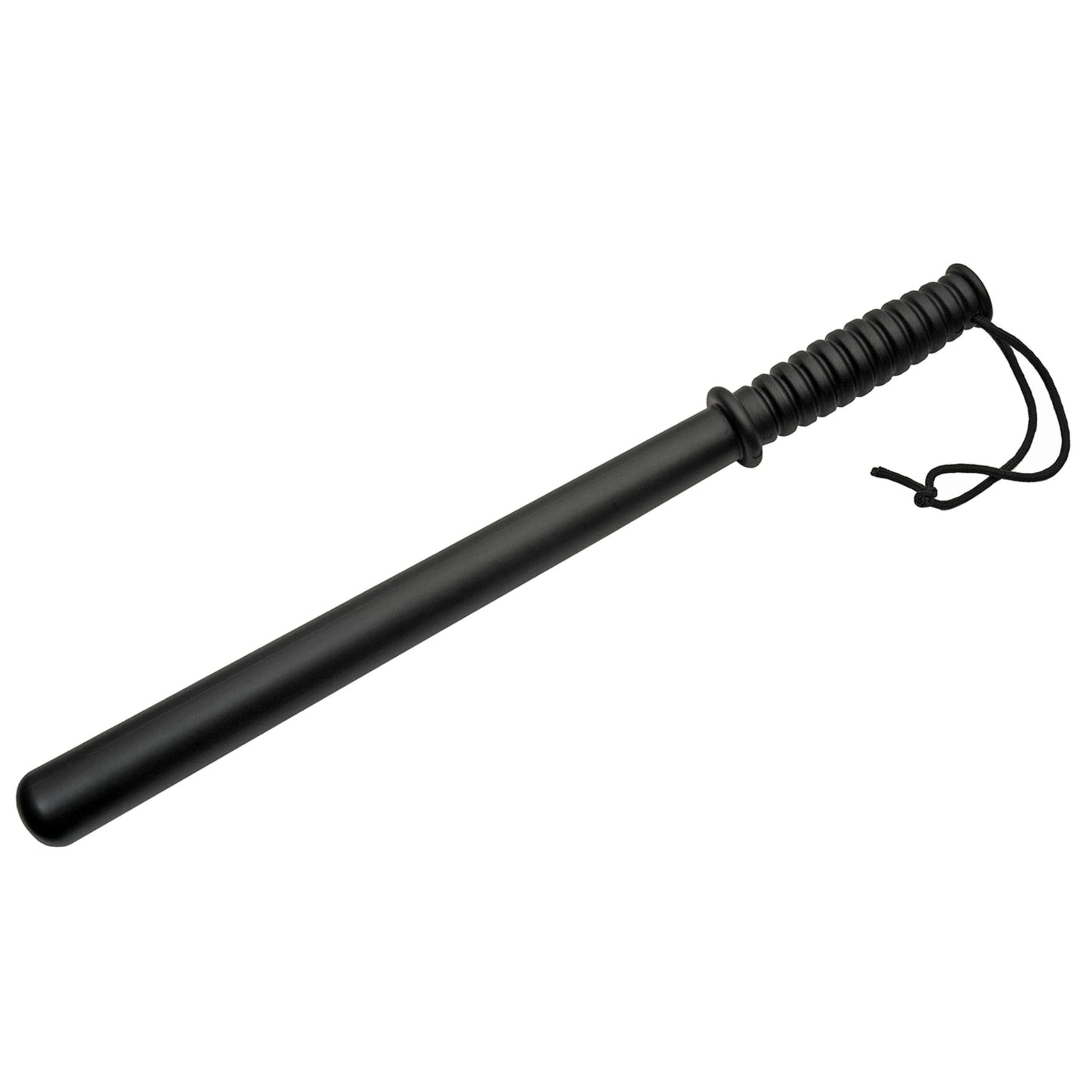 SZCO Supplies 21-Inch Heavy-Duty Tire Thumper – Black Polypropylene Baton with Ribbed Handle and Wrist Lanyard – Truck Tire Pressure Checker, Glass Breaker, Self-Defense, and Utility Tool
