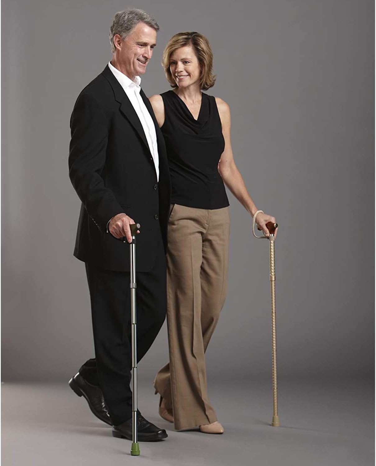 Switch Sticks Walking Cane for Men or Women, Foldable and Adjustable from 32-37 inches