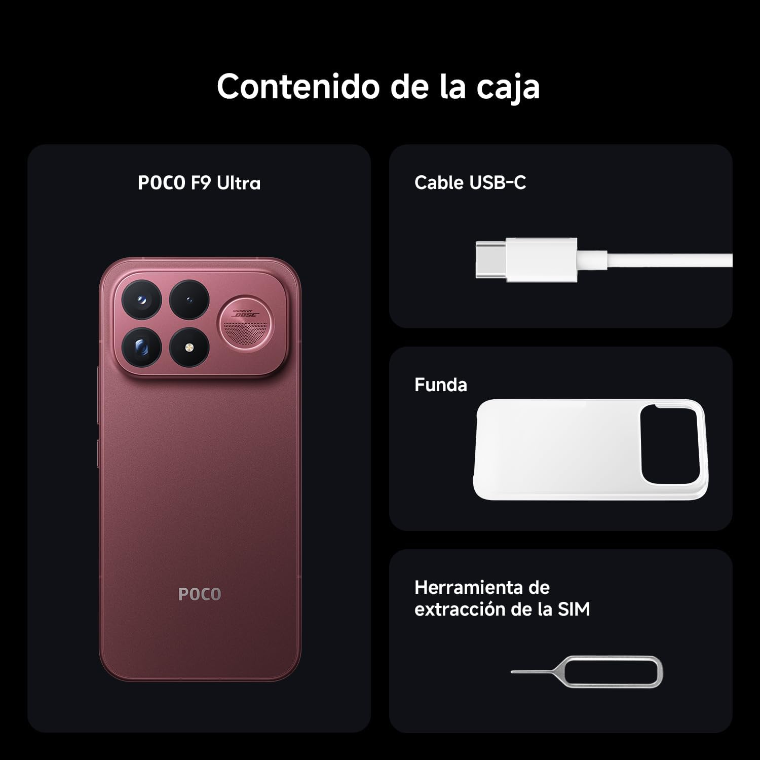XIAOMI Poco F9 Ultra, 12+256, Negro, 8050mAh, Carga 100 W 6
