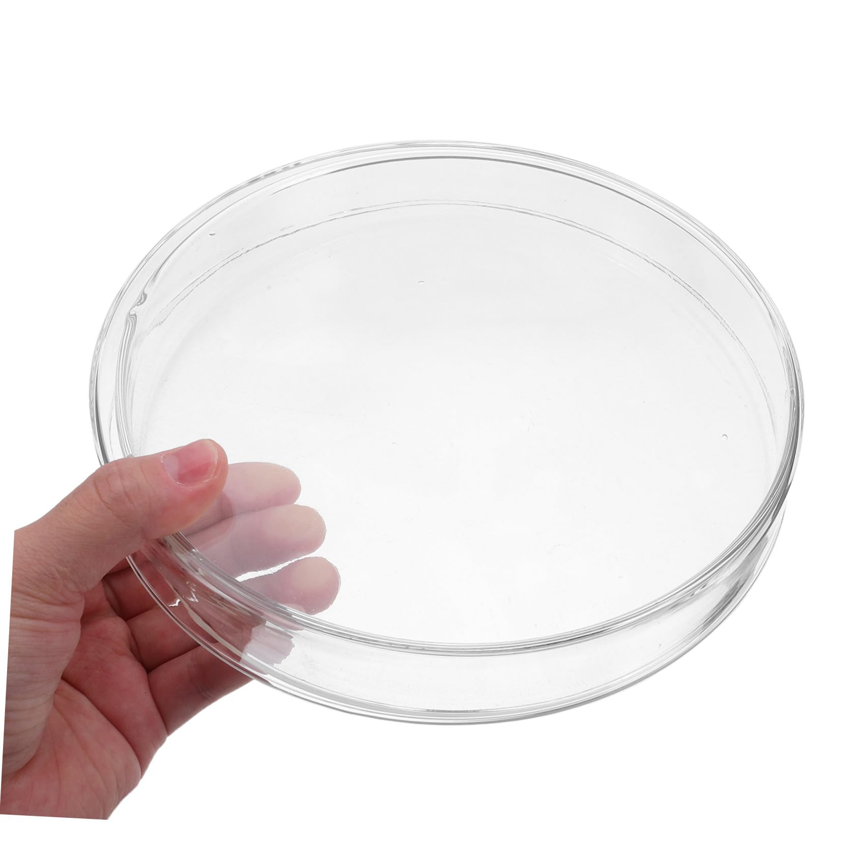 Anneome Placa de Petri de Vidrio Borosilicato Plato para y Siembra con Tapa Resistente Altas Temperaturas Autoclavable para Investigación Científica y Microbiológicos