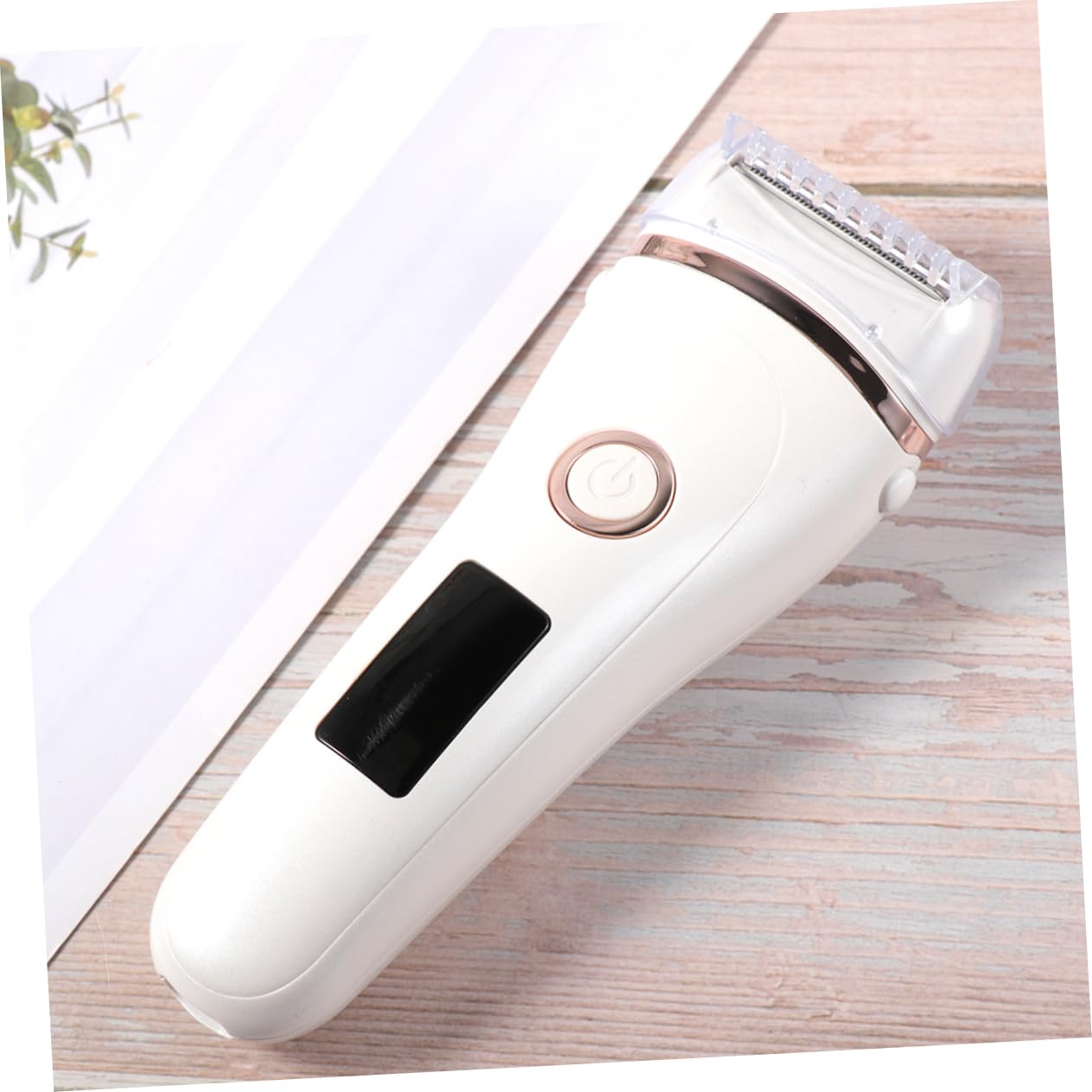 Rasoir Électrique Usb Rechargeable Avec Épilateur Led Tondeuse De Et Sourcils Épilation Douce Et Précise Affichage Batterie Lcd Pour Visage