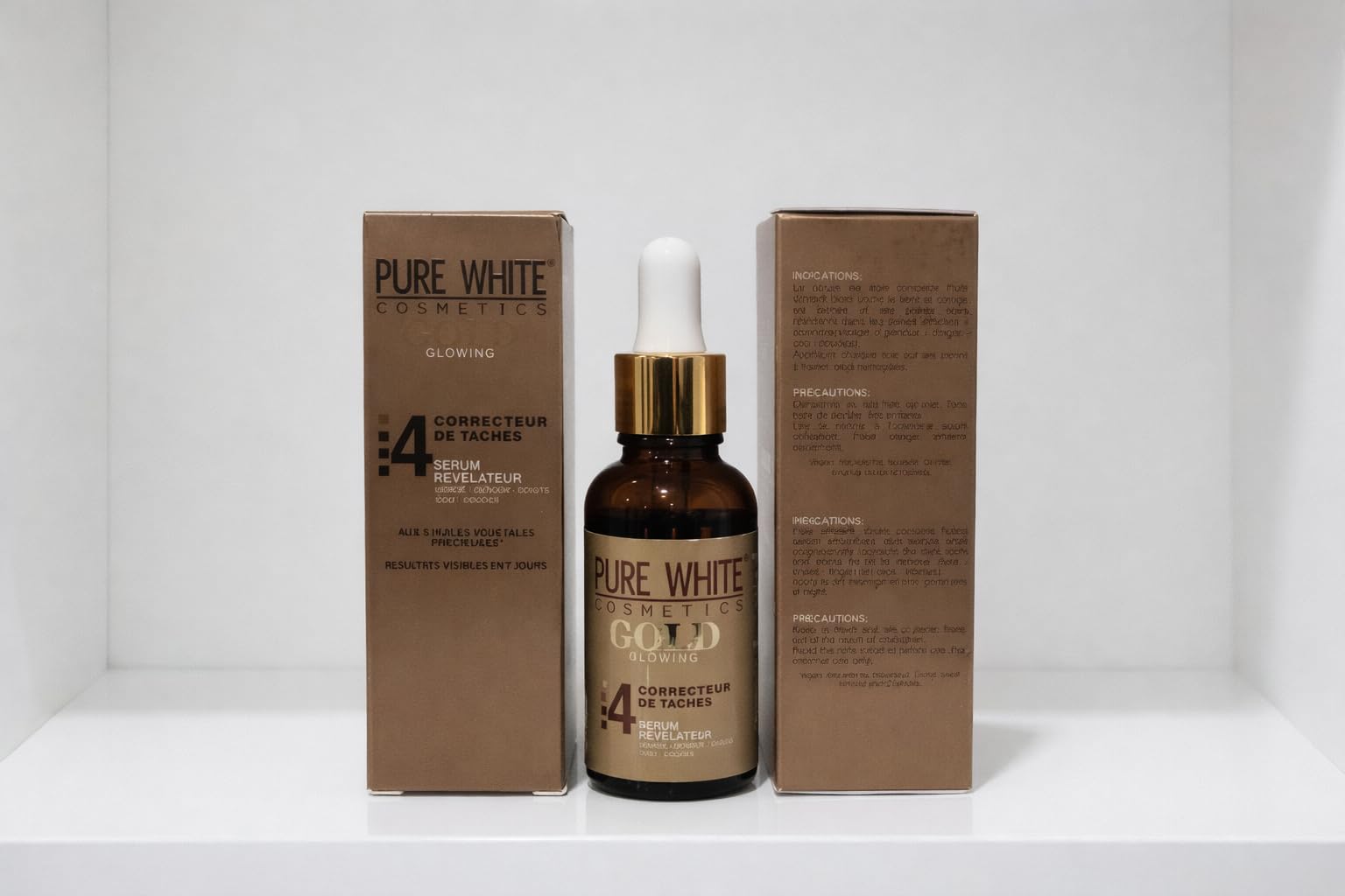 Amazon.com: Pure White Cosmetics Gold Dark Spot Corrector Serum