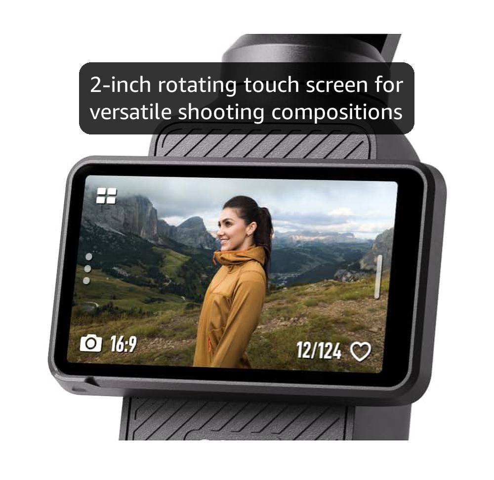 DJI Osmo Pocket 3 Mic Mini Transmitter (Infinity Black), Vlogging Camera, Wireless Microphone, Detail-Rich Audio, OsmoAudio, Active Noise Cancelling, Automatic Limiting