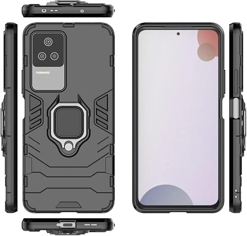 Funda para Xiaomi Redmi K50 Caso,Soporte de montaje magnético para automóvil Funda para Xiaomi Redmi K50 Pro/Redmi K50 Case Negro