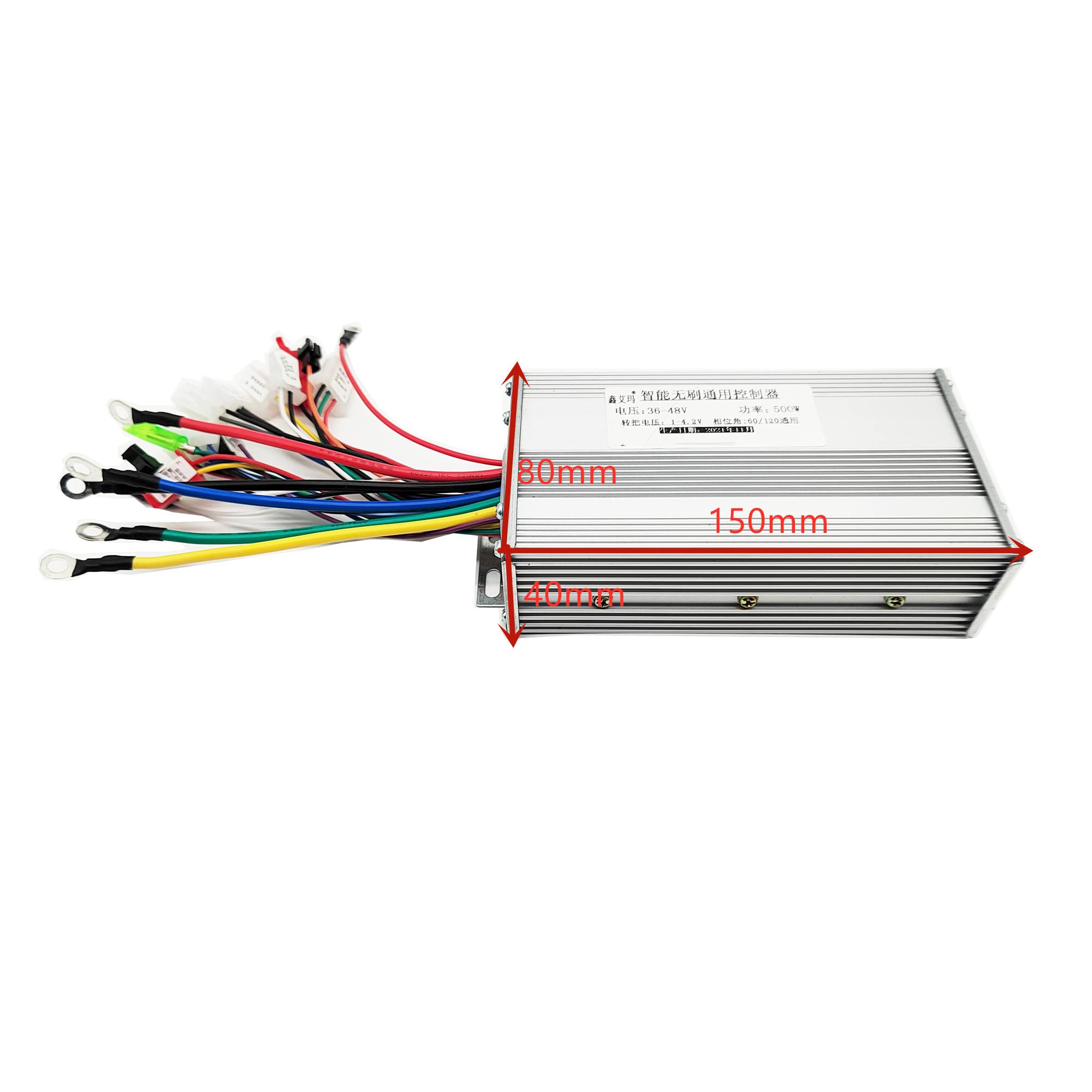 Centralina Monopattino Elettrico Scooter elettrico for bici Scooter Dual Mode Controller brushless 36V/48 500W e kit acceleratore(48V 500W)
