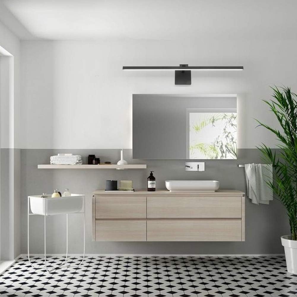 Exсluѕіvе Dіѕсоunt 70% Prісе Aipsun 31.5in/18W Modern Black Vanity Light LED Black Bathroom Wall Light Adjustable Wall Light for Bathroom Lighting Fixtures (Cool White 6000K) Lіmіtеd Stосk Aipsun 31.5in/18W Modern Black Vanity Light LED Black Bathroom Wall Light Adjustable Wall Light for Bathroom Lighting Fixtures (Cool White 6000K)