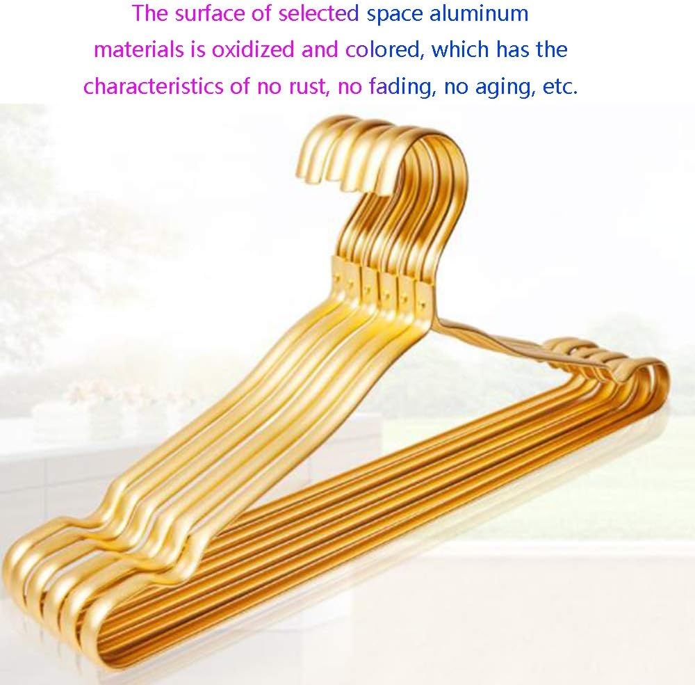 Clothing Hangers Space Saving Clothes Hangers Metal Hangers Durable Hangers Space Saving Clothes Hangers,Material Environmentally Friendly,for Coats Shirts SWEA,Rose Gold-20 Pack