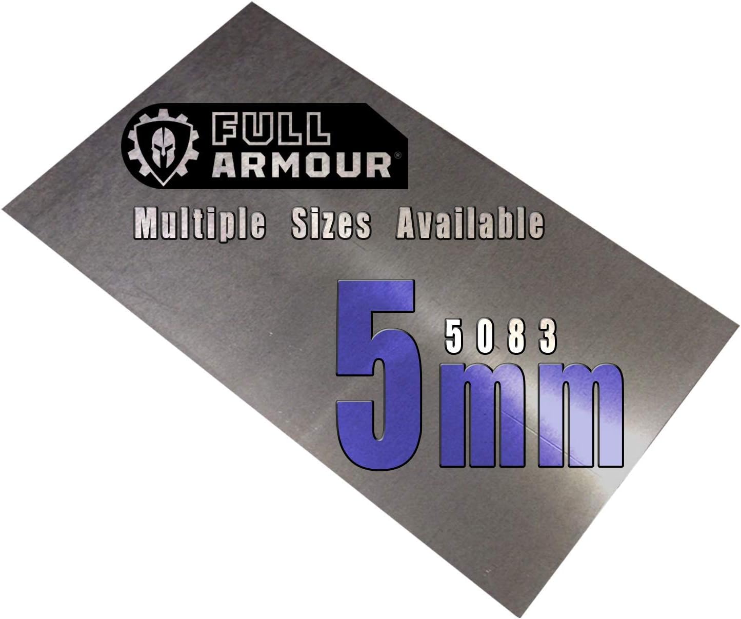 5mm Aluminium plate sheet - Grade 5083 (150mm x 250mm)