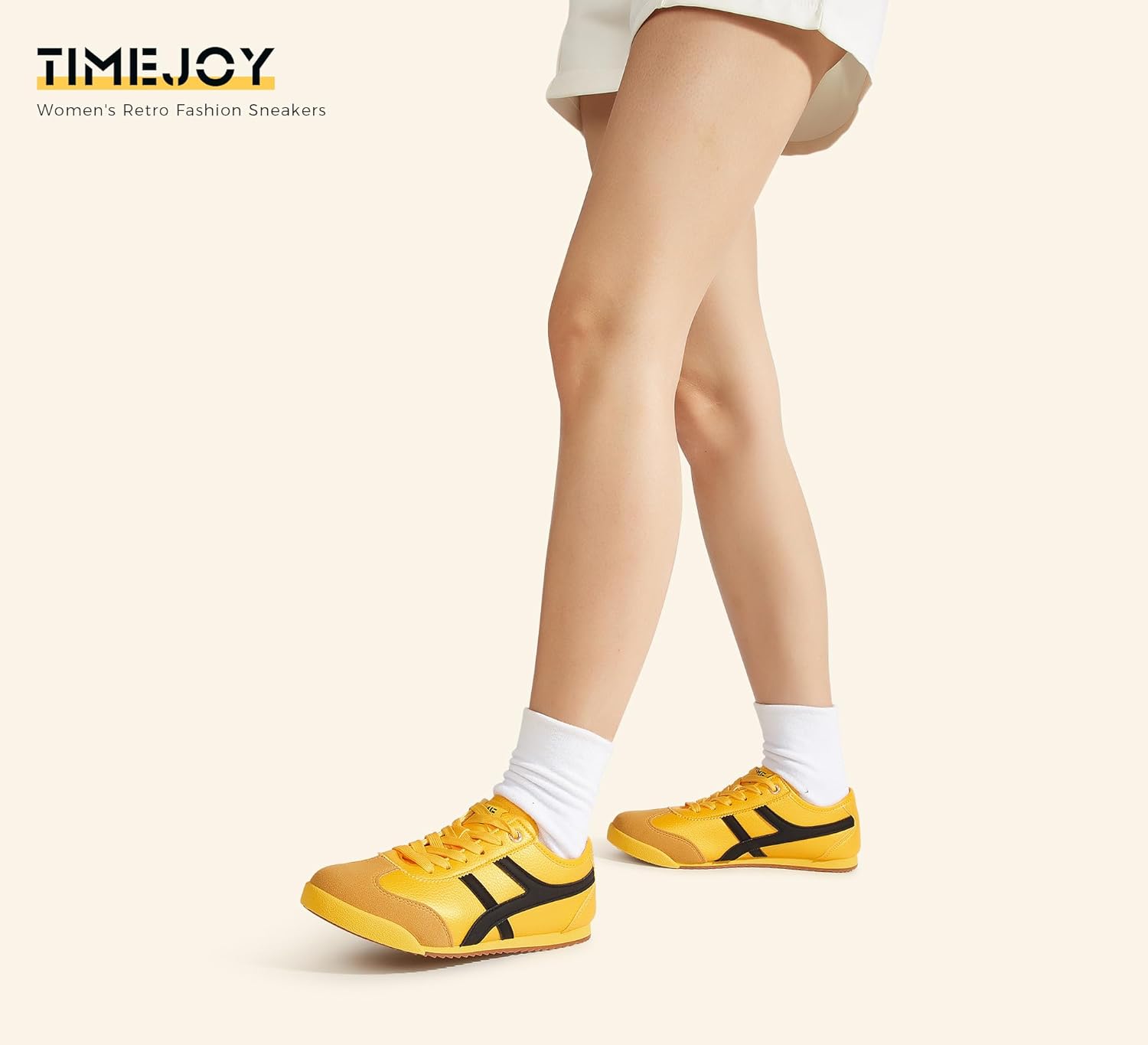 Women's Retro Fashion Sneakers Casual Trendy Comfort Tennis Shoes Anti-Slip Lightweight Low Top Walking Footwear - Image 7