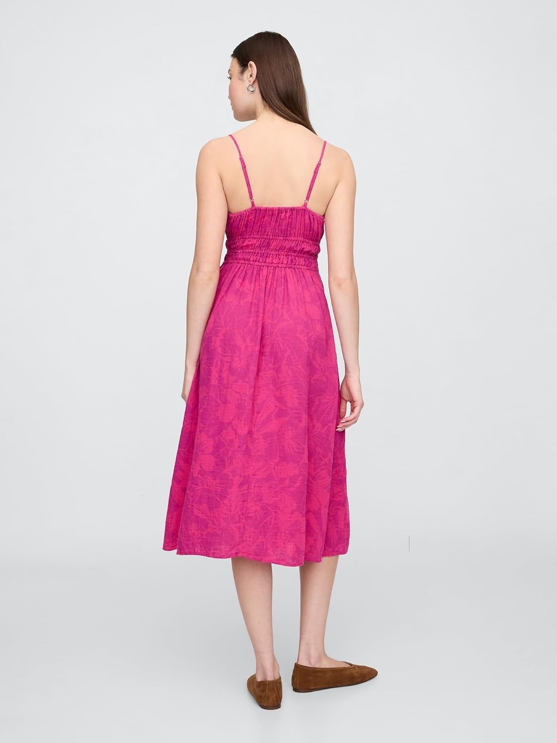 Gap Womens Tie-Front Woven Maxi Dress - Image 2