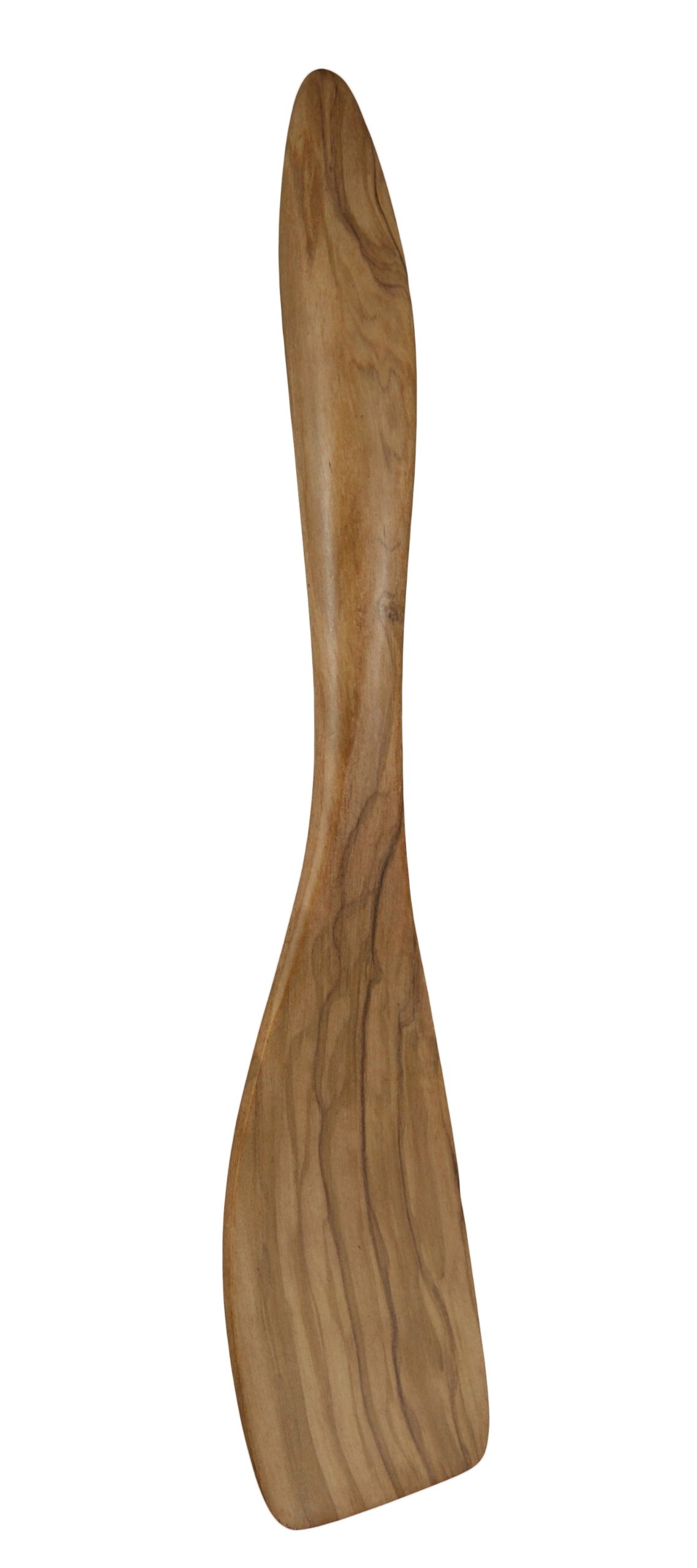 BerardFrench Olive Wood Small 12-1/2-Inch Handcrafted Wood Spatula, Terra Collection