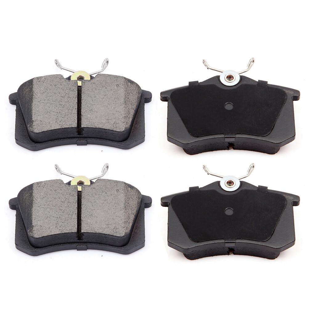 AUTOMUTO Rear Brake Pad Kits, 4 Ceramic Brake Pads Set