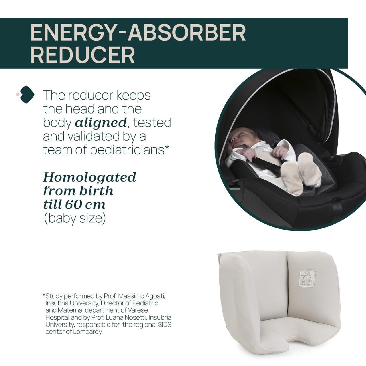 Chicco Kory Plus Porta Bambino I-Size (da 40 a 85 cm) Sistema Easy-Boarding per un facile posizionamento del bambino grazie alla rotazione del sedile