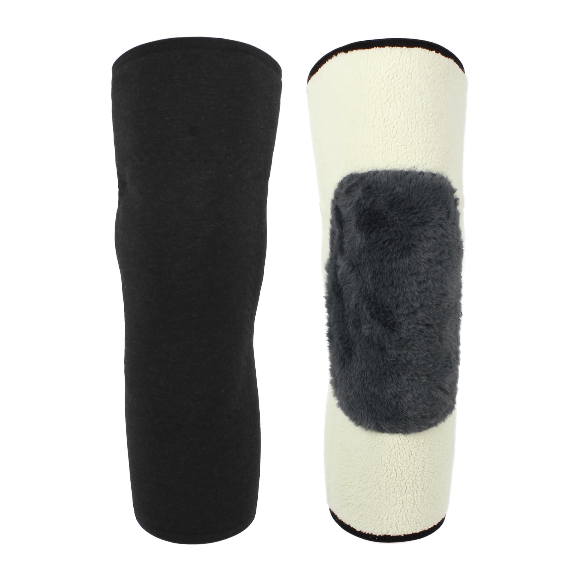 Winter Warm Beinwärmer Kniewärmer für Alte Leute - Verdicken Knieschützer Verlängern Knieschoner Winddicht Elastische Kneepad
