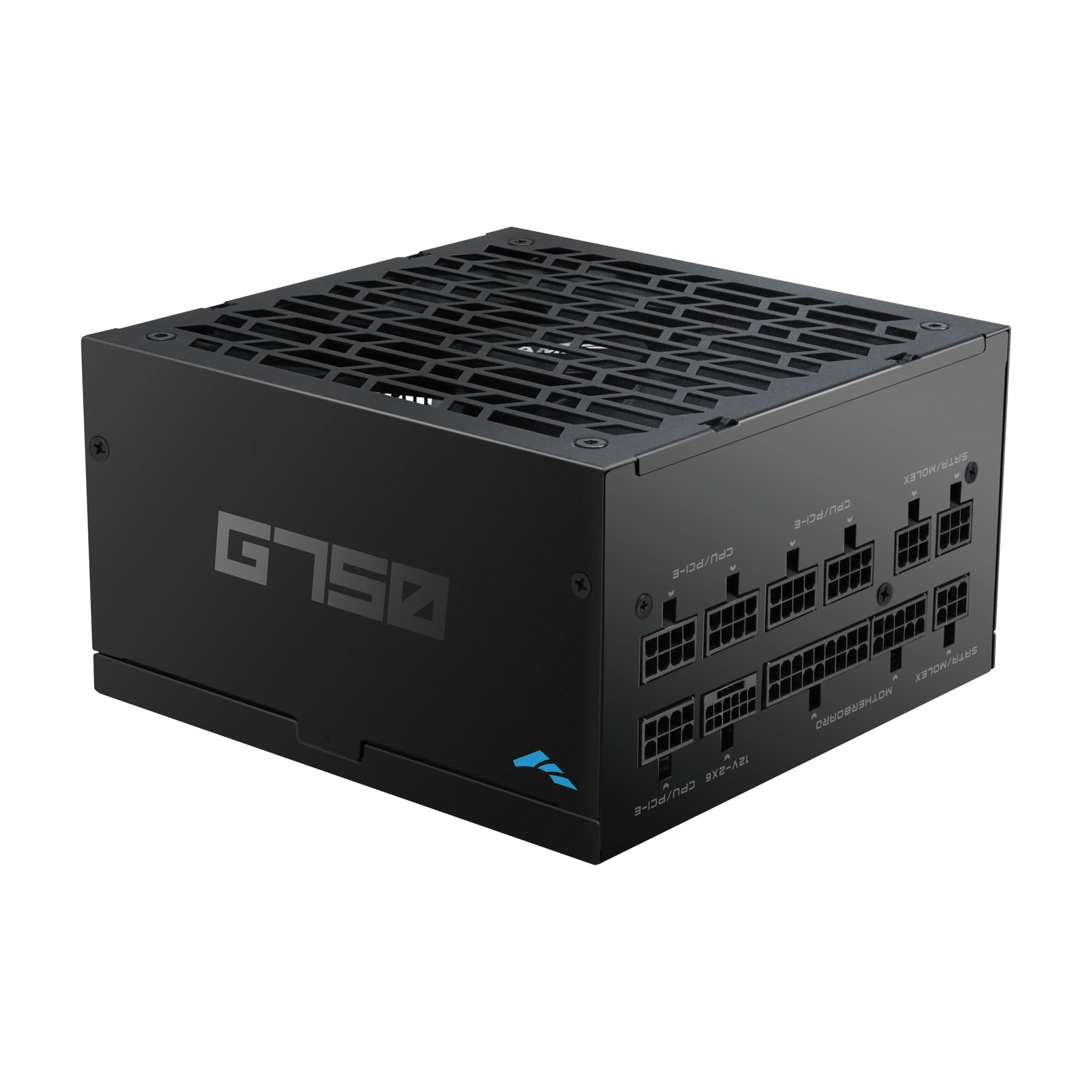 Zasilacz SAMA G750 750W Gold, ATX 3.1, PCIe 5.1, w pełni modularny, czarny | Zasilacz gamingowy z certyfikatem 80 Plus Gold i Cybenetics, japońskie kondensatory, cichy wentylator 140 mm FDB, tryb ECO