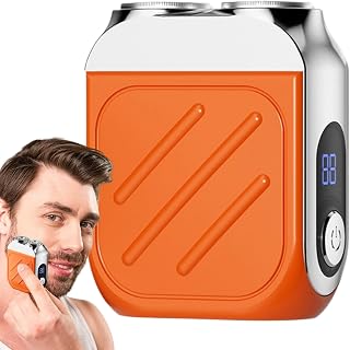 Afeitadora de Bolsillo, Aparato De Aseo Con Pantalla Digital, Afeitadora De Bolsillo Para Hombres, Para Viajes, Baño, Ducha, Camping, Hotel, Viaje de Negocios y Oficina