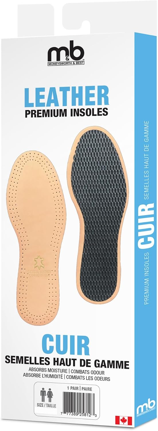 Moneysworth and Best Shoe Care Leather Insole