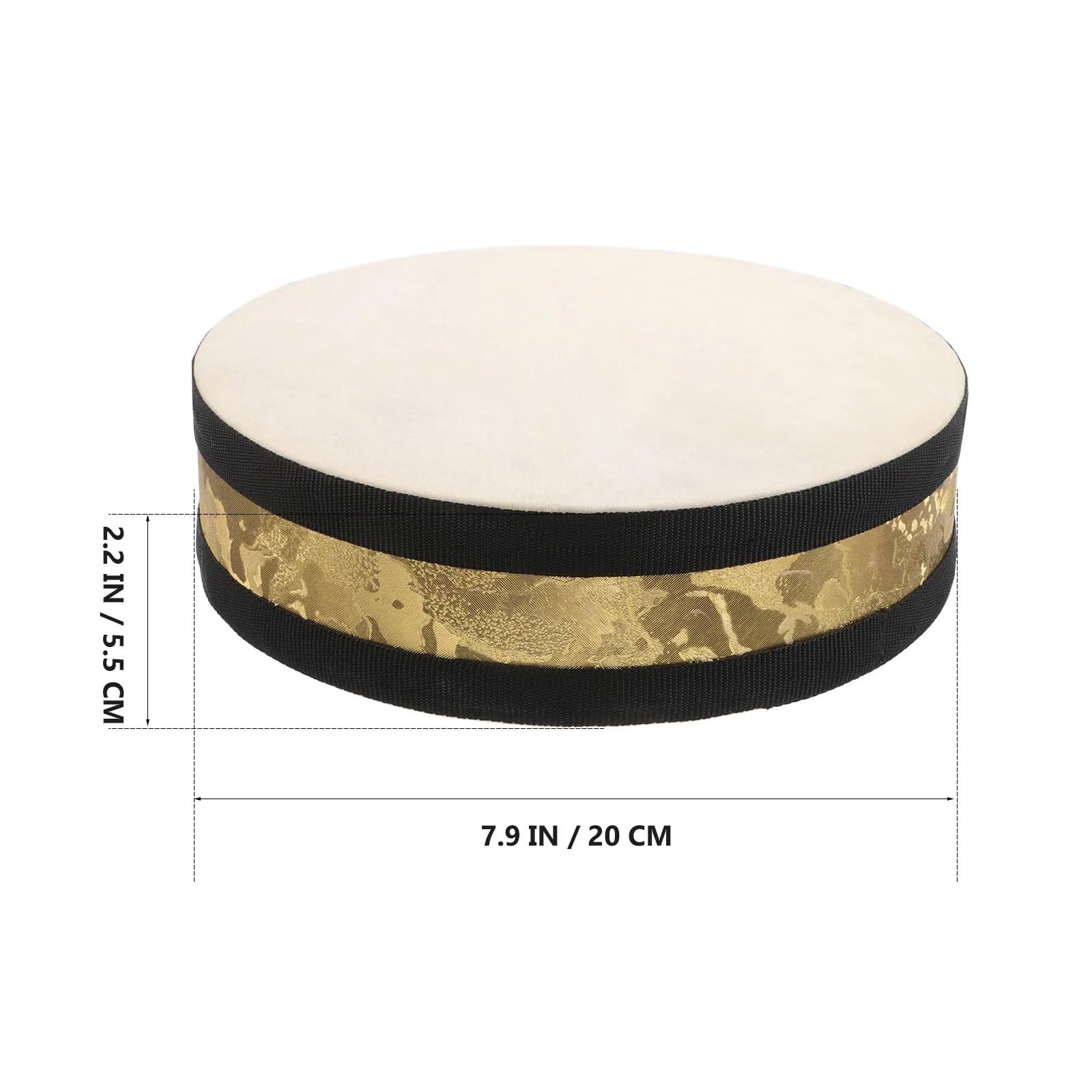 Tambour D'OcéAn Tambour ondulé, sons apaisants de l'océan, conception Durable, facile à jouer, parfait for la Relaxation et méditation, son mer, tambour main