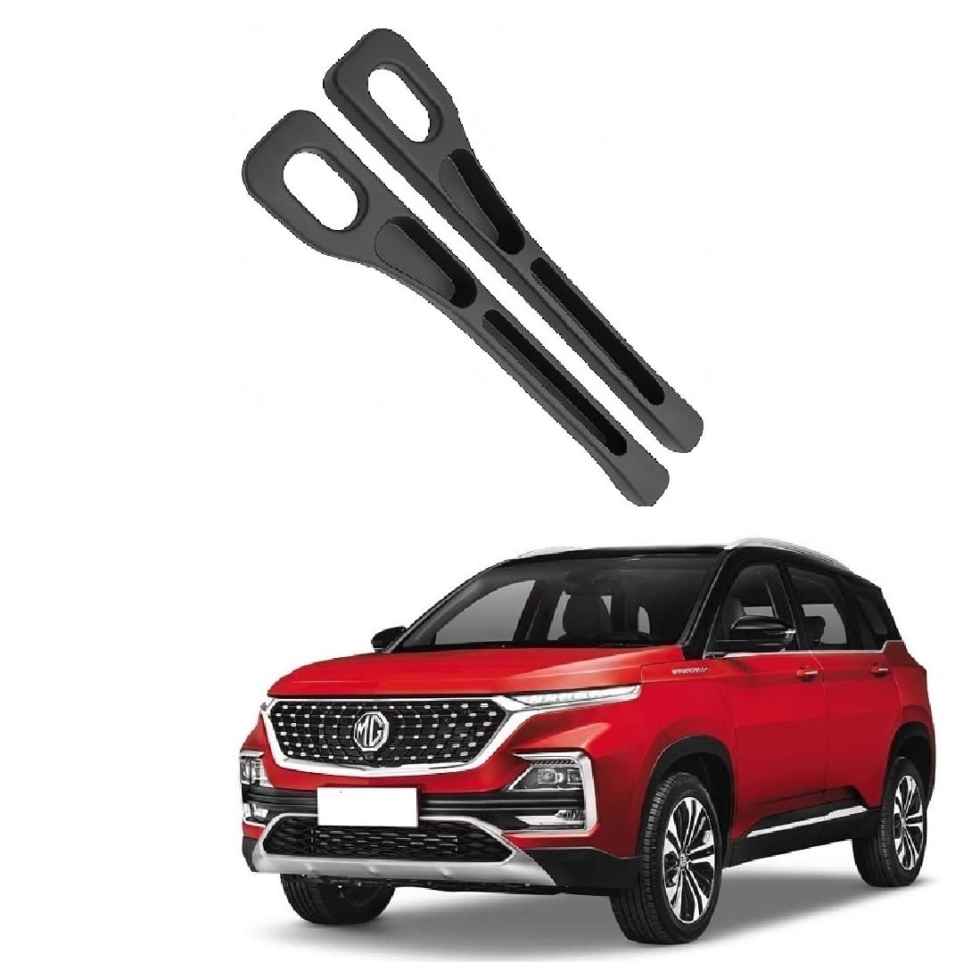 Car Seat Gap Filler Organizer for Driver & Co-Pilot | Premium Black Leather Look Car Seat Crevice Storage Box | Prevent Item Drop Between Seats | Universal Fit for MG Hector 2018-picture-28