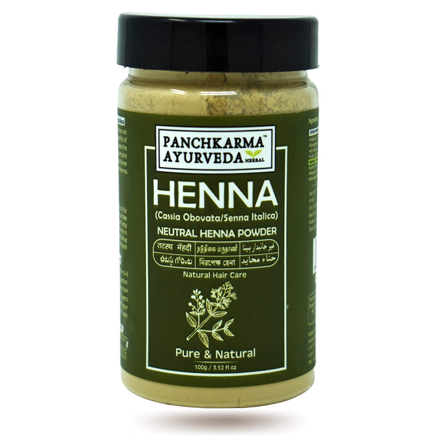 Goldy Herbal & Natural Neutral Henna Powder For Hair Shine Hair Pack (100g)