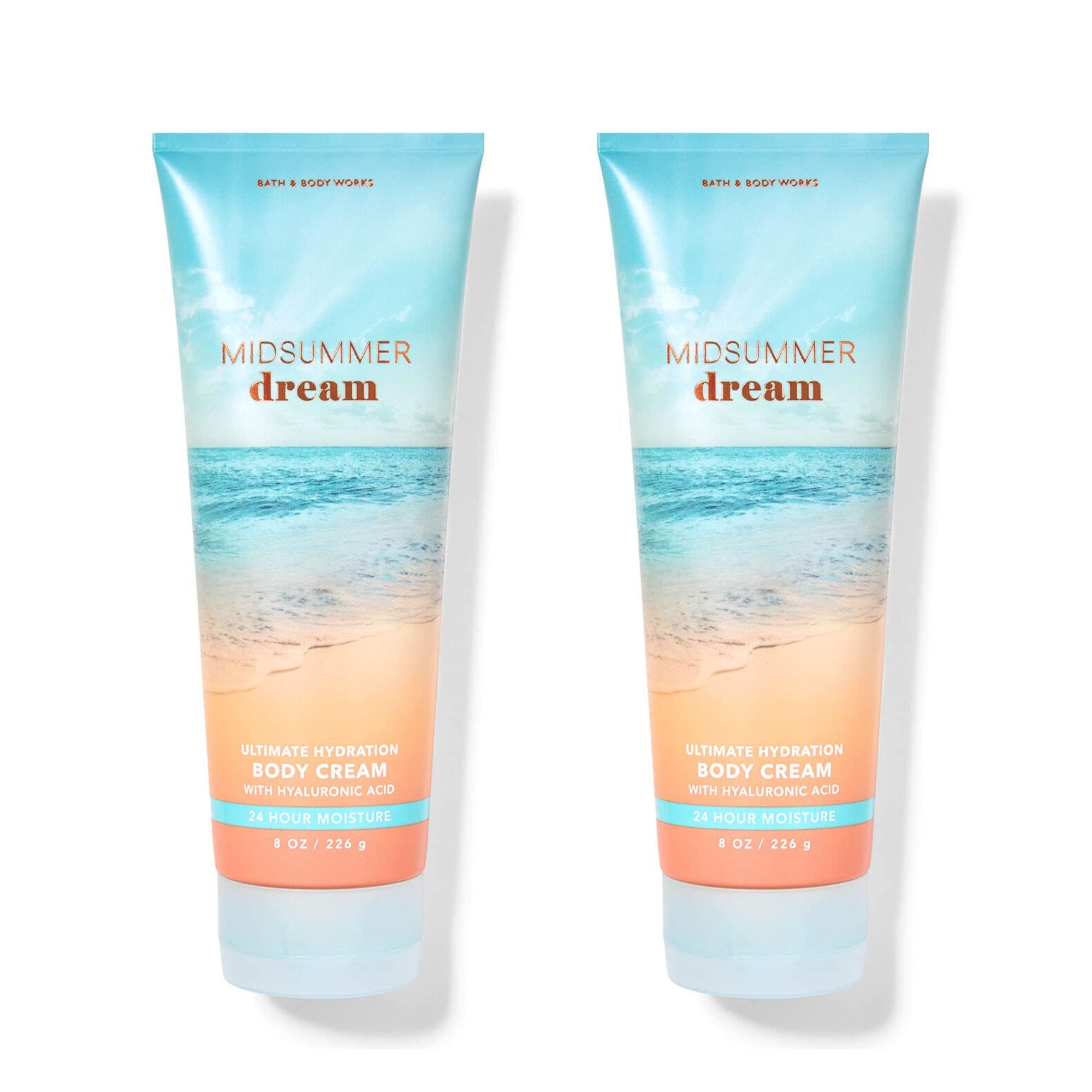 Bath & Body Works and Gift Set of of 2 - 8 oz Cream - (Midsummer Dream)