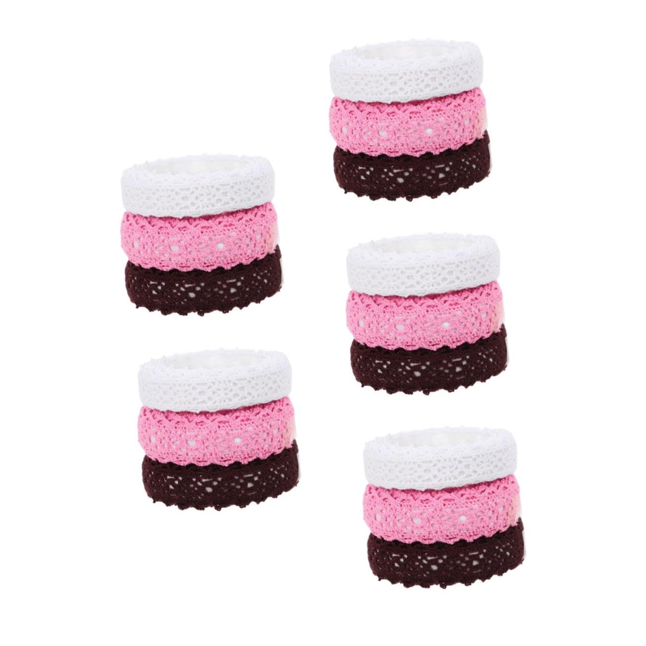 Housoutil 5 Set Nastro Autoadesivo Morbido Con Motivi Eleganti Per Scrapbooking E Decorazioni Te 3 * 5