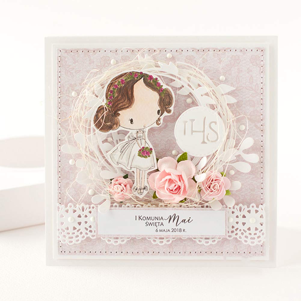 SEWACC 1set Fustelle Acciaio Carbonio per Goffratura e Scrapbooking Stencil per Creazione di Banner Etichette e Decorazioni Artigianali Compatibile Materiali Vari