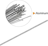 Vista 3 de uxcell Varillas de soldadura de aluminio, alambre de soldadura de aluminio, herramienta de reparación multiusos de 225 x 12.99 pulgadas, 30 piezas