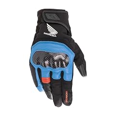 Alpinestars SMX-Z Waterproof Honda Mens Street Motorcycle Gloves - Black Blue Red X-Large