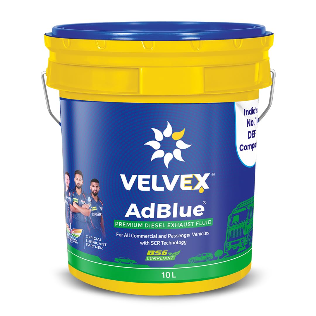 Velvex AdBlue® DEF - Diesel Exhaust Fluid for Diesel Engines | Suitable for All Diesel Engines for BS4 & BS6 | Helping to Improve Air Quality | Reduce NOx | OEM Approved | VDA Approved | Size-10L-image-31