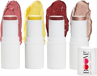 Boomstick Trio ® + Boomstick Rose Nude ® Boom Makeup Blush Sticks Multi Use Vegan Makeup Sticks - BOOM! by Cindy Joseph