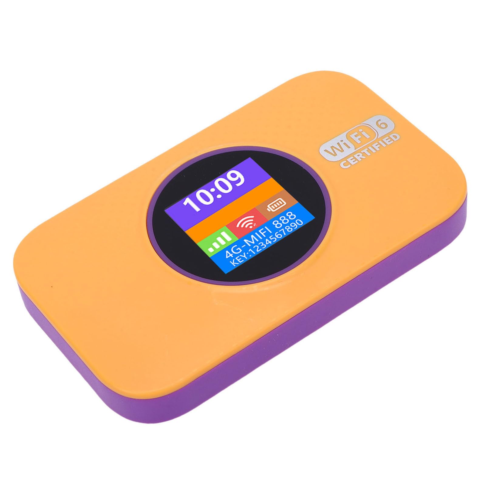 SIXRUN Router WiFi Mobile 4G LTE, WiFi 6 300Mbps (ORANGE)