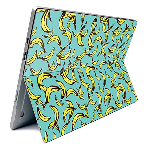 Image of MightySkins Carbon Fiber Skin for Microsoft Surface Pro 7 - Bananas | Textured Carbon Fiber Finish | Easy to Apply, Remove, and Change Styles | Made in The USA