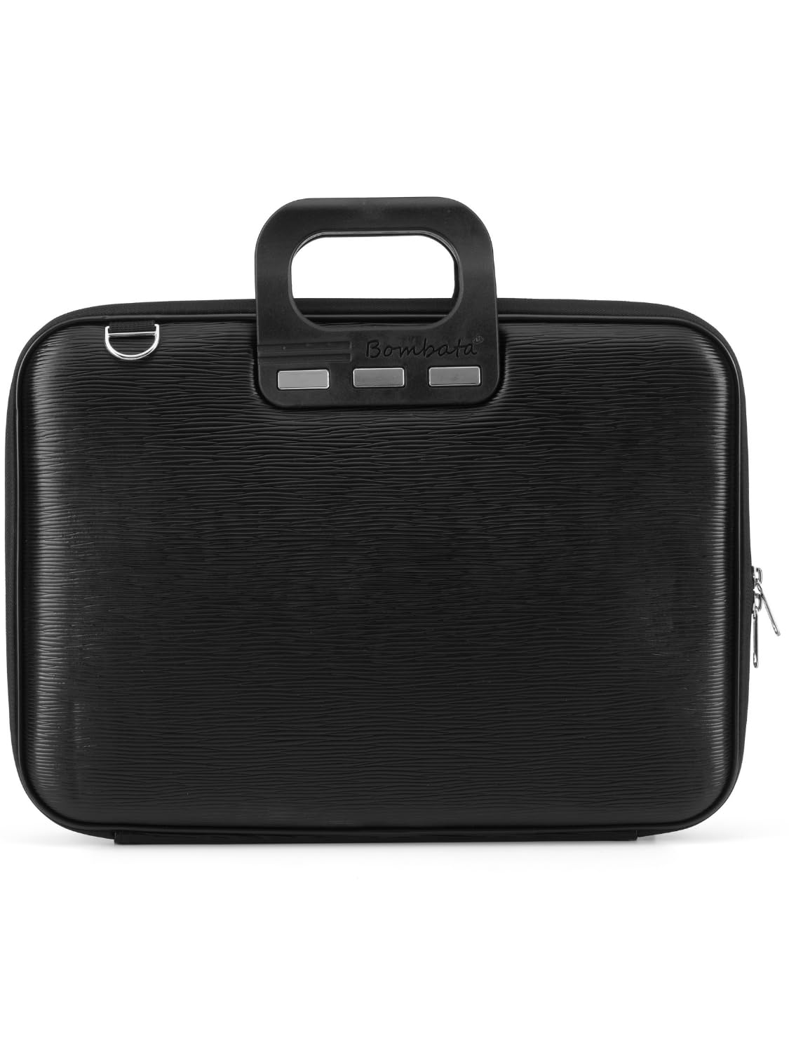 Bombata Wave - Borsa Porta Computer con Tracolla, Elegante e Funzionale, Unisex, 100% Vegan, per Professionisti e Studenti, Nero - 15.6/16 Pollici