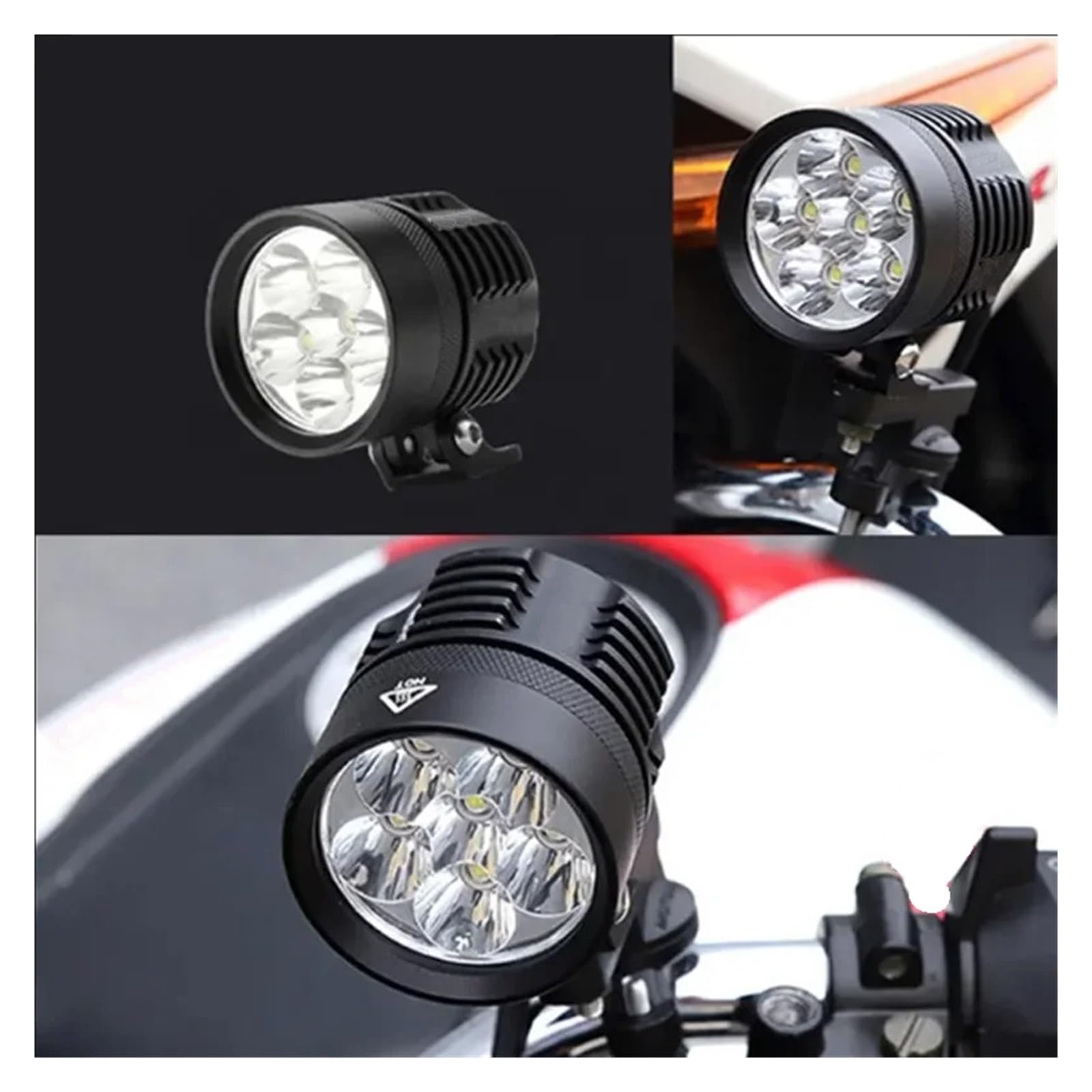 Faretti Moto Motociclo LED Ausiliario Della Luce Nebbia Assemblie Lampada Guida 60W Faro Universale Per BMW Per F800GS Per R1200GS/ADV