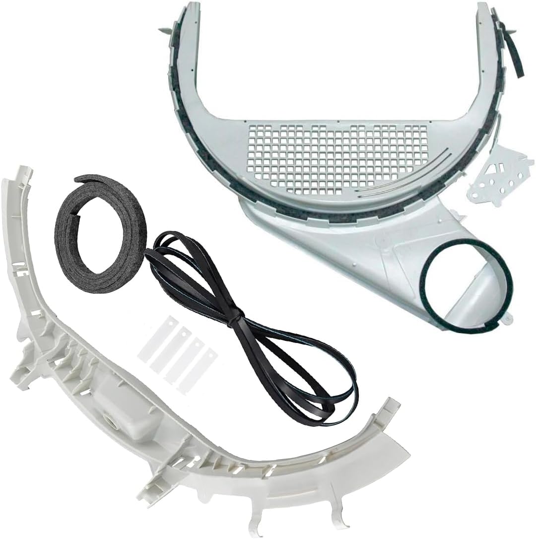 US-Based Supplier - WE14X25080 Dryer Lint Chute Assembly with WE49X20697 WE3M26 Dryer Bearing Repair Kit - Compatible With GE Dryer