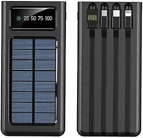 IT-BLUE Power Bank 10.000mAh 5 em 1 com Banco de Energia Solar MAX-0539