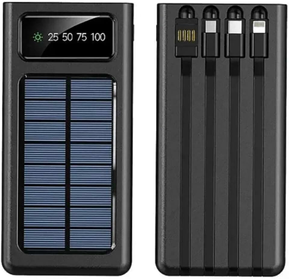 IT-BLUE Power Bank 10.000mAh 5 em 1 com Banco de Energia Solar MAX-0539