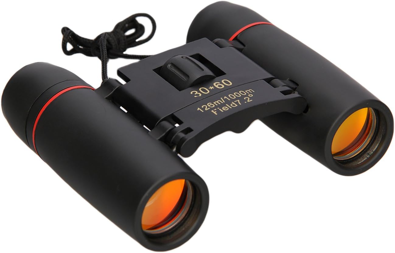 M MILLIONGADGETS 30 x 60 Zoom Mini Travel Folding Day Night Vision Binoculars Telescope 126-1000M