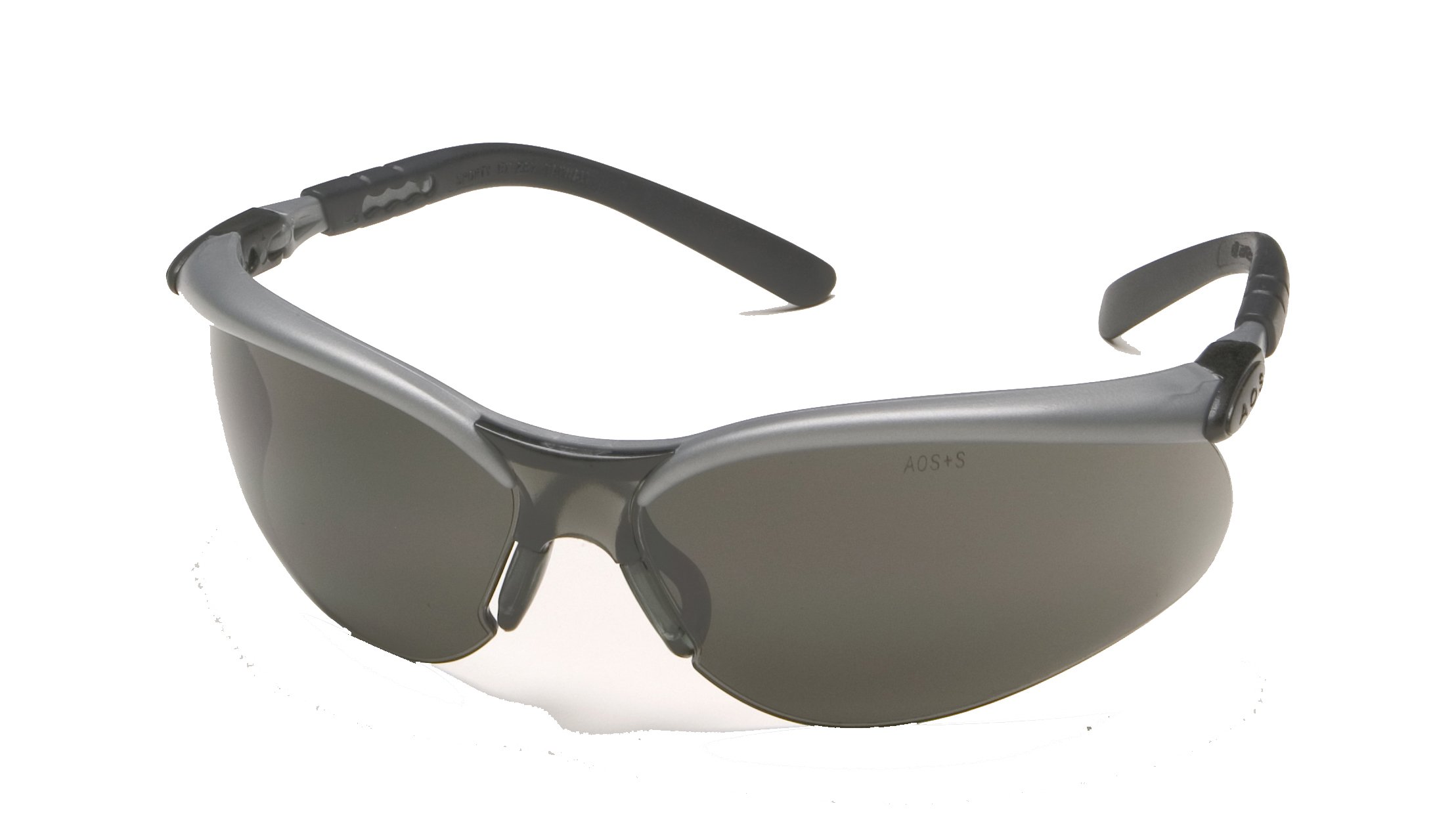 3M 11381 Anti-Fog Safety Glasses, Silver/Black Frame, Gray Lens