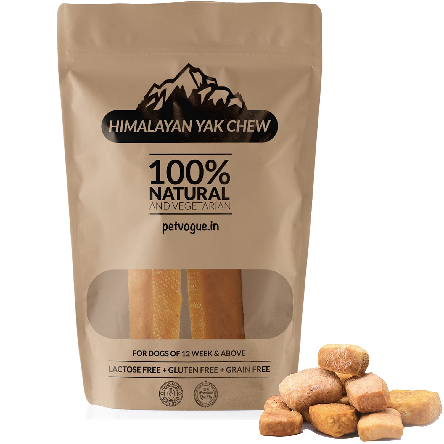 PetVogue Himalayan Yak Milk Dog Chews Crunchy Puff | 100 Grams Pack- 100% All Natural Long Lasting Yummy Yakchew Puff Cheese Treats Improved Oral Health of Dogs. (B09CDG4Q8C) Amazon Price History, Amazon Price Tracker