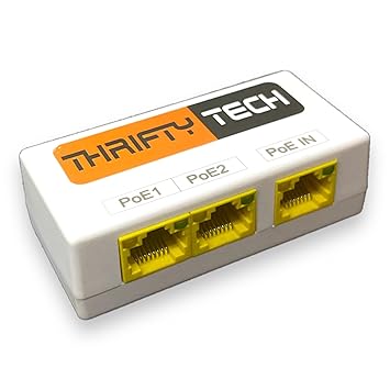 Thrifty Tech Smart Poe Extender Upto 100M, Plug-and-Play, Cascade 2-3 Times, Poe Extension Networking Device | No External Power Required | Made in India