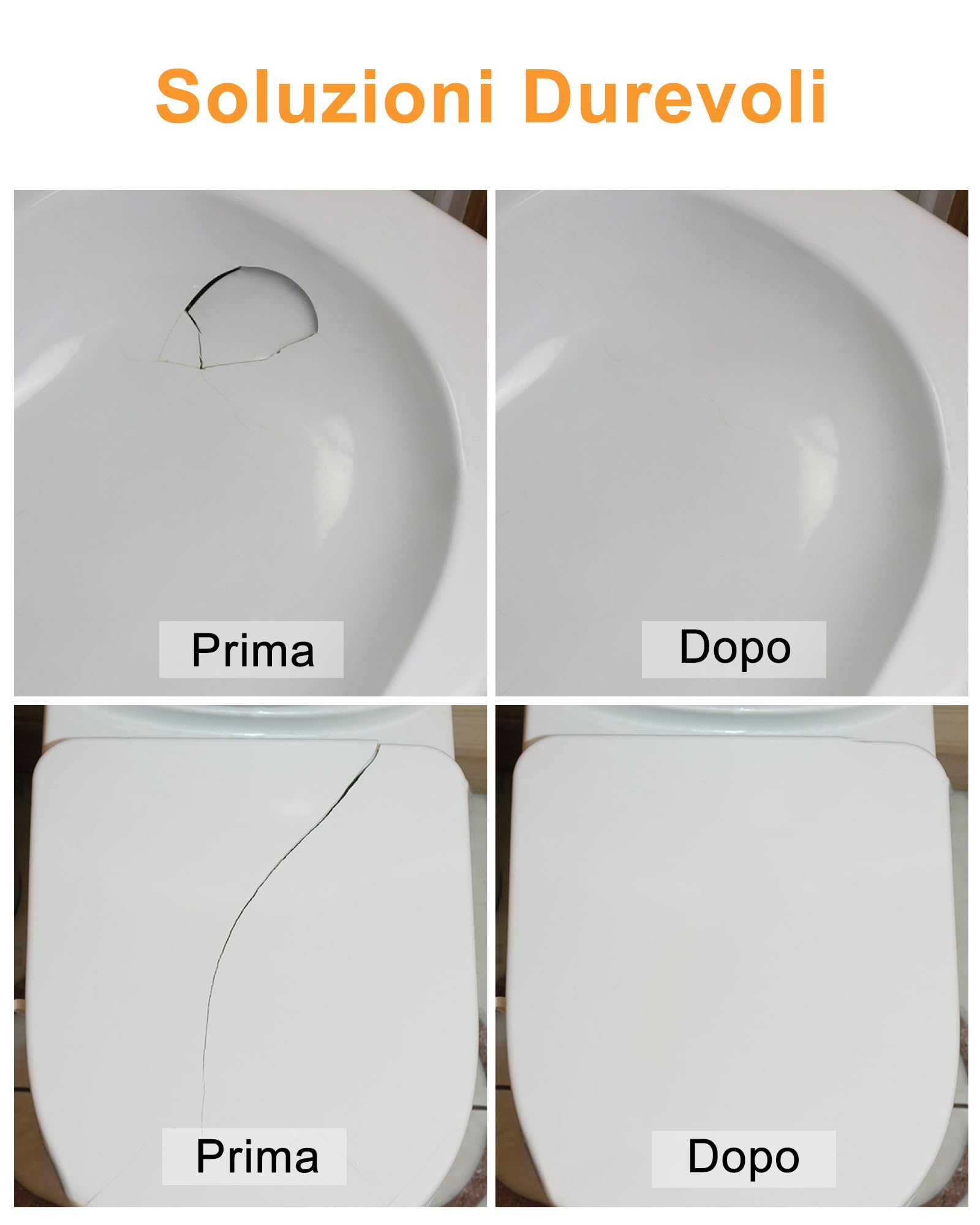 Kit Riparazione Piastrelle, Kit Riparazione Vasca da Bagno per la Riparazione di Scheggiature, Ammaccature, Scalfitture e Crepe Negli Infissi in Gres Porcellanato e Ceramica (Multi Colori)