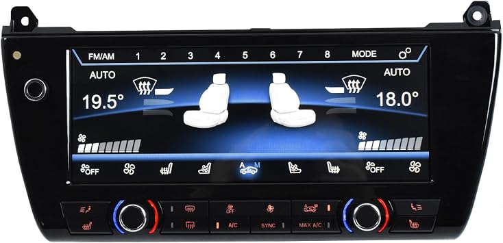 XUENAV car Climate Control for BMW F10 F11 5 Series 2011 2012 2013 2014 2015 2016 2017 air Conditioning Screen Replacement AC Panel Touch Screen Upgrade 10 inch Screen AC Climate Board