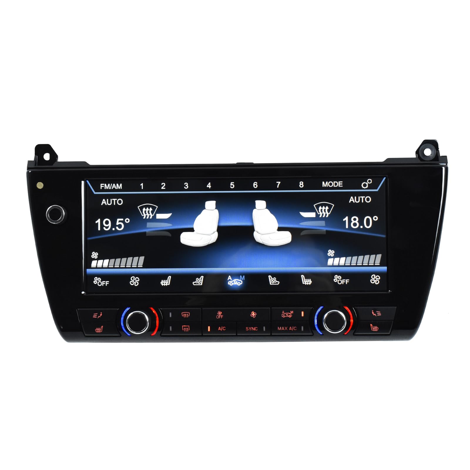 car Climate Control for BMW F10 F11 5 Series 2011 2012 2013 2014 2015 2016 2017 air Conditioning Screen Replacement AC Panel Touch Screen Upgrade 10 inch Screen AC Climate Board