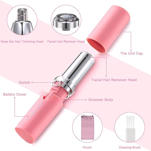 Miniatura 3 de Removedor de vello facial para mujeres, removedor de vello para cara, labio, removedor de pelusa de melocotón sin dolor, depilación facial,