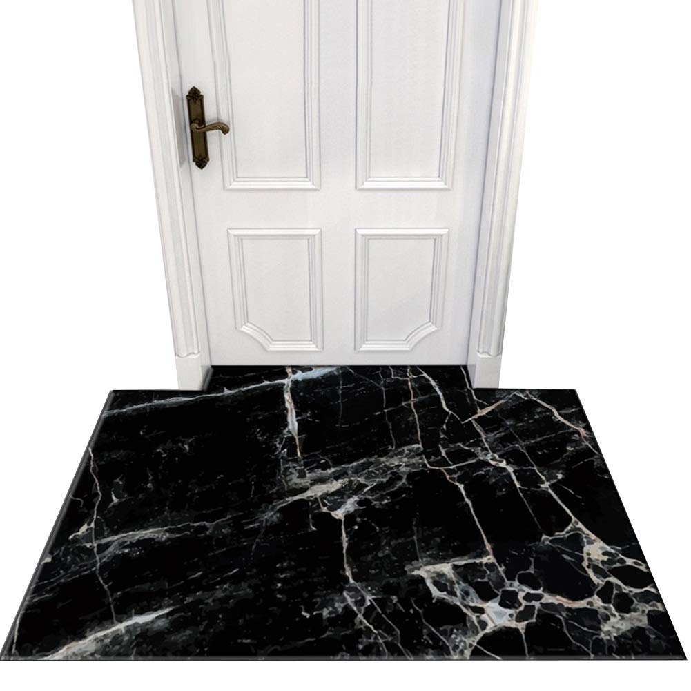 Paillassons pour entrée et cuisine ZRUYI tapis de porte moderne gris 80x120cm