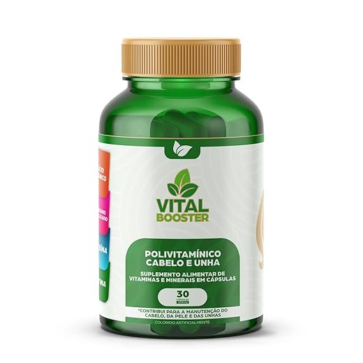 VitalBooster Cabelo e Unha - Fortalecimento